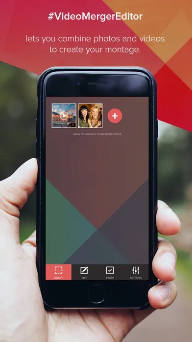 Tangkapan layar Video Merger Editor by Vidstitch
