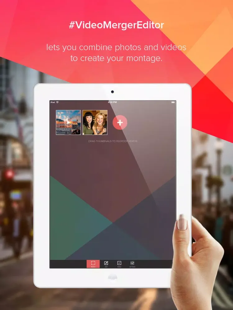 Video Merger Editor Pro by Vidstitch iPad  スクリーンショット