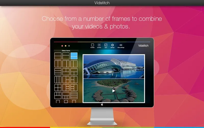 Скриншоты Vidstitch - Video and Picture Collage Frame