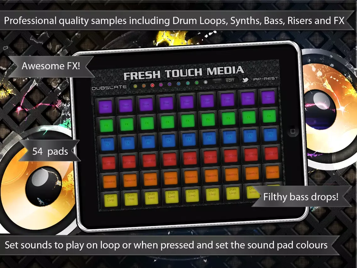 Скриншоты Dubstep DubSlate - Dubstep Pads iPad 