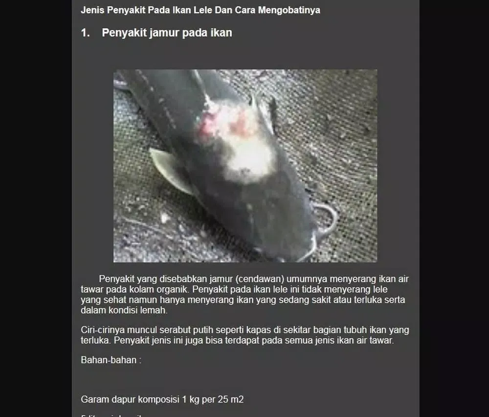 freshwater fish disease Screenshots