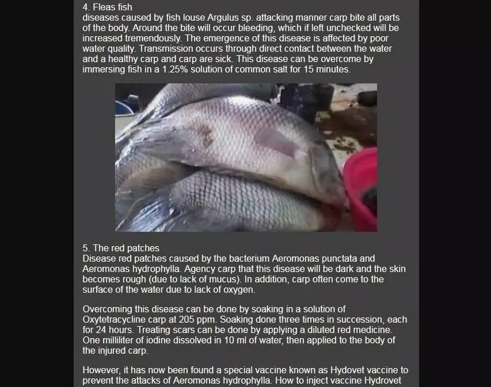freshwater fish disease Screenshots