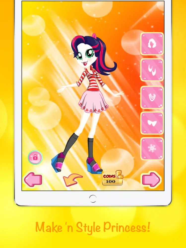 Wow Legion Camp Dress Up - Heroes & Heroine Girls iPad  स्क्रीनशॉट