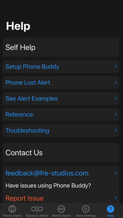 Captures d'écran de Phone Buddy Phone Lost Alert