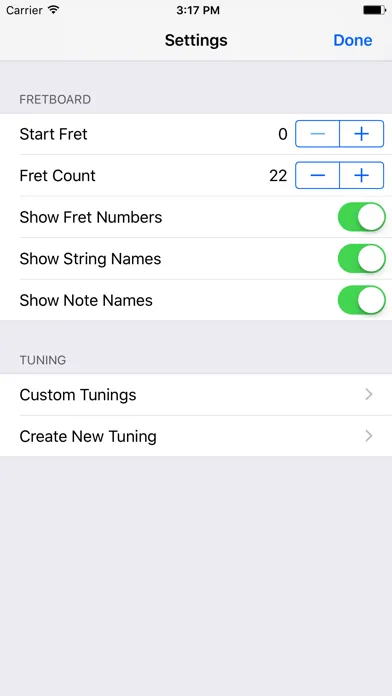 Screenshot di FretBud - Chord & Scales for Guitar, Bass and More