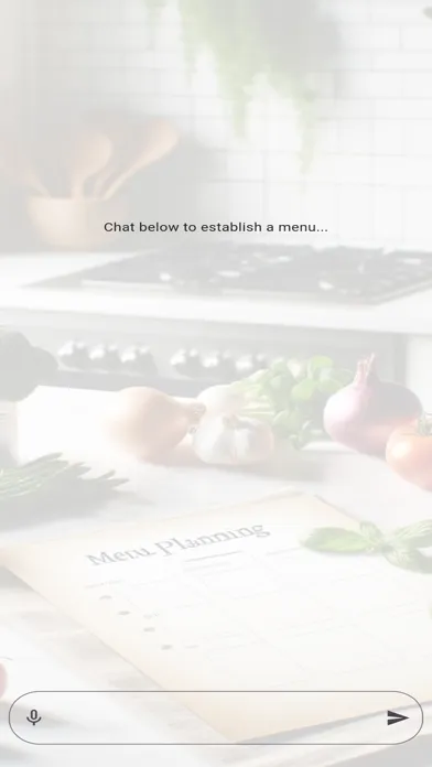 ภาพหน้าจอของ Menu AI - Weekly Meal Planner