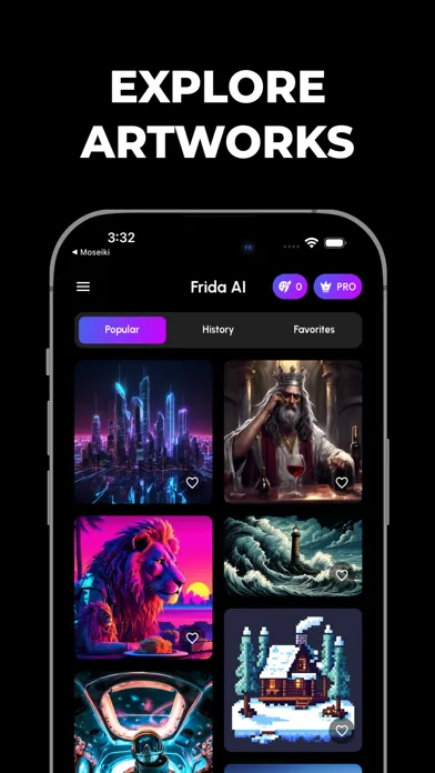 AI Image Generator - Frida Screenshots