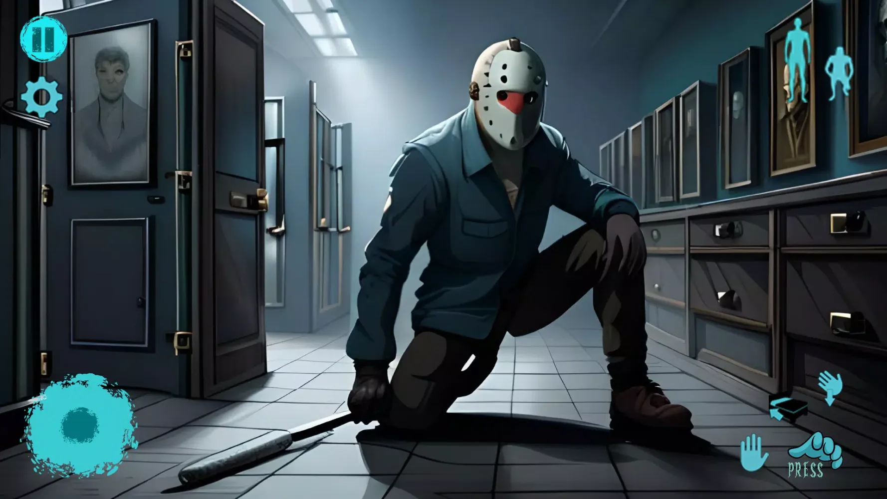 Capturas de pantalla de Jason SCP Friday 13th Escape