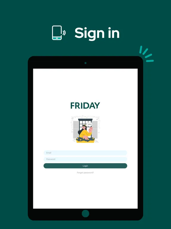 Friday App iPad  스크린샷