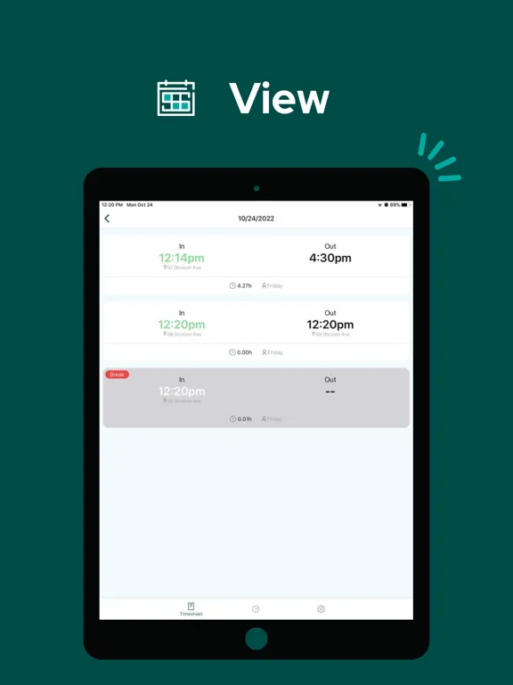 Friday App iPad  스크린샷