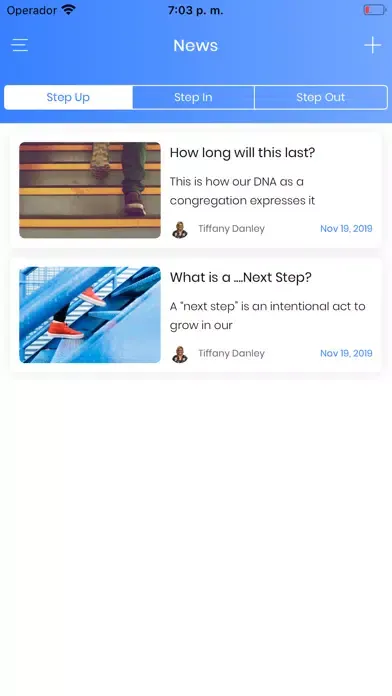 CLC Next Steps Screenshots