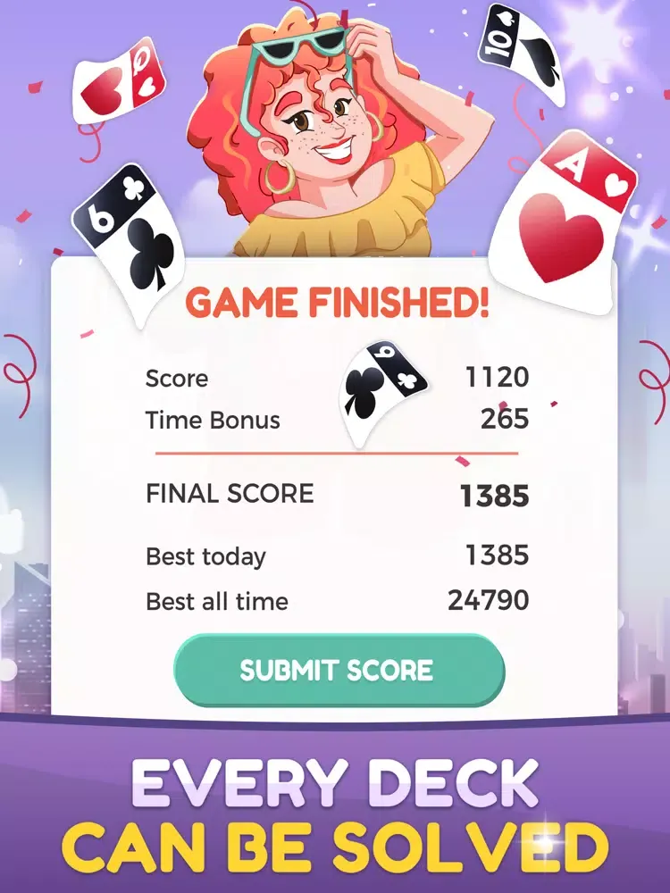 Zrzuty ekranu Solitaire. Play For Real Money iPad 