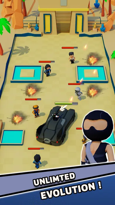 Capturas de tela do Vip Car Shooter: Hero Survivor