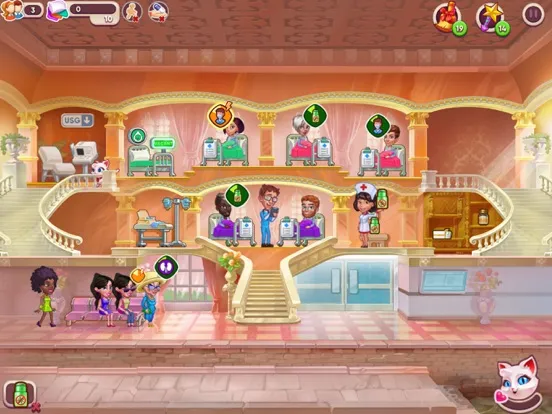 Tangkapan layar Clinic Dash Crazy Fun Hospital iPad 