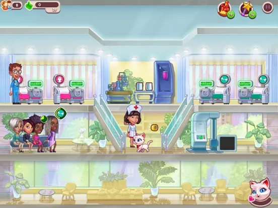 Tangkapan layar Clinic Dash Crazy Fun Hospital iPad 