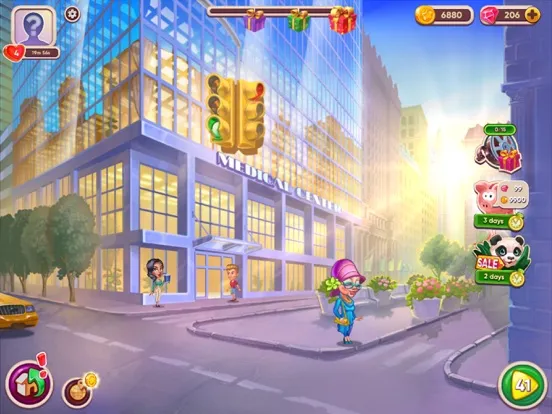 Tangkapan layar Clinic Dash Crazy Fun Hospital iPad 