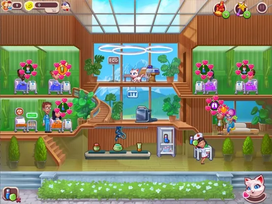Tangkapan layar Clinic Dash Crazy Fun Hospital iPad 