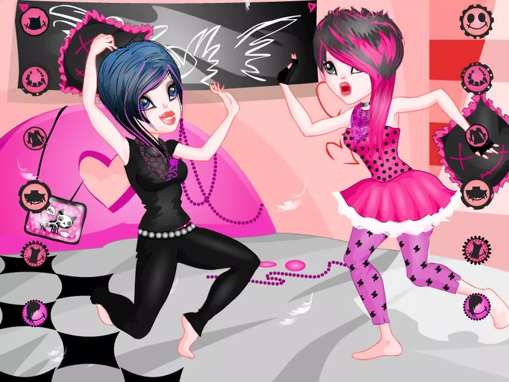 Tangkapan layar Dress Up! Emo Girl Makeover iPad 