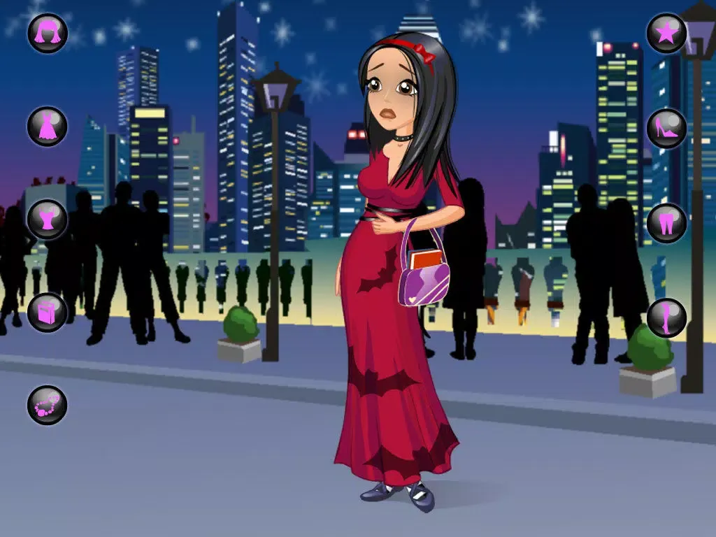 Tangkapan layar Dress Up! Emo Girl Makeover iPad 