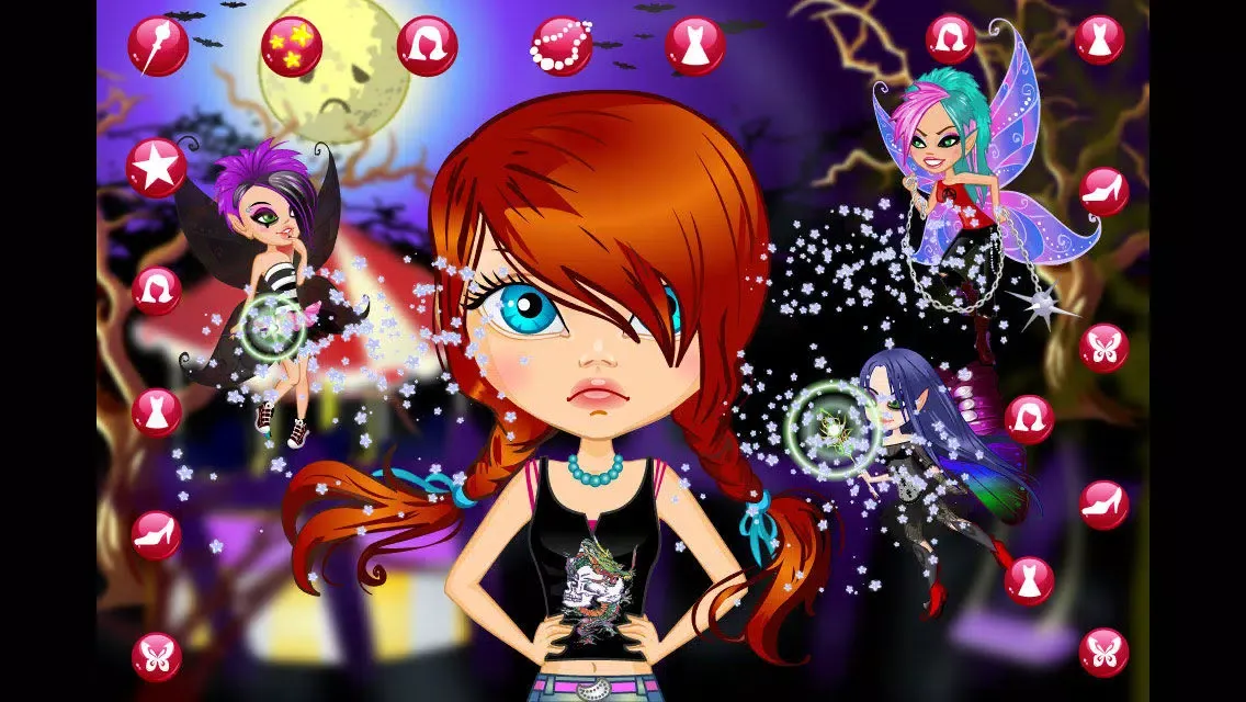 Tangkapan layar Dress Up! Emo Girl Makeover