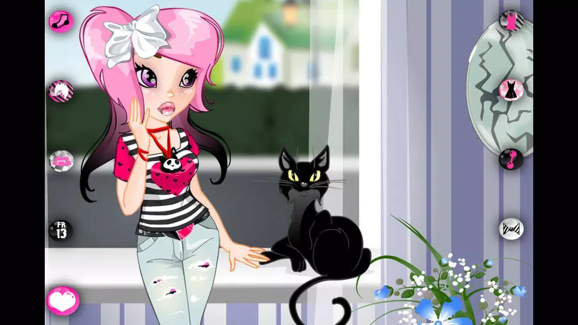 Tangkapan layar Dress Up! Emo Girl Makeover