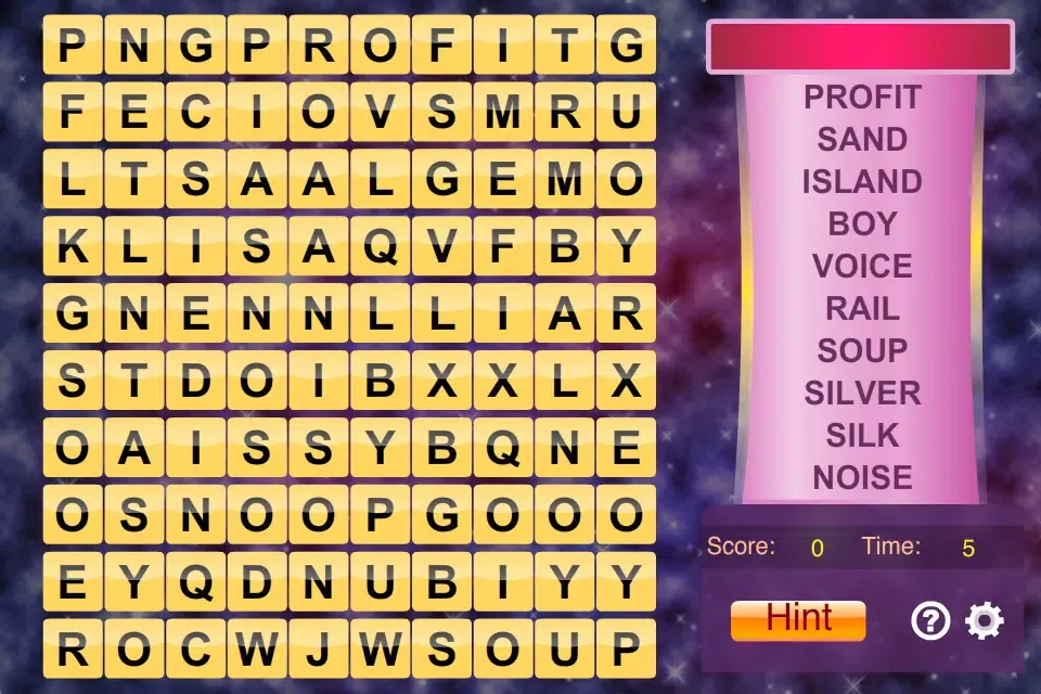 Tangkapan skrin Word Searcher Plus