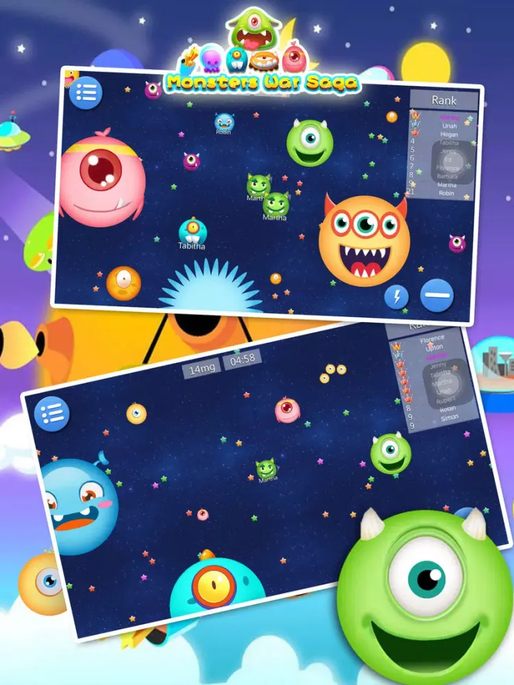 Monsters War Saga - Eat Them All iPad 应用截图