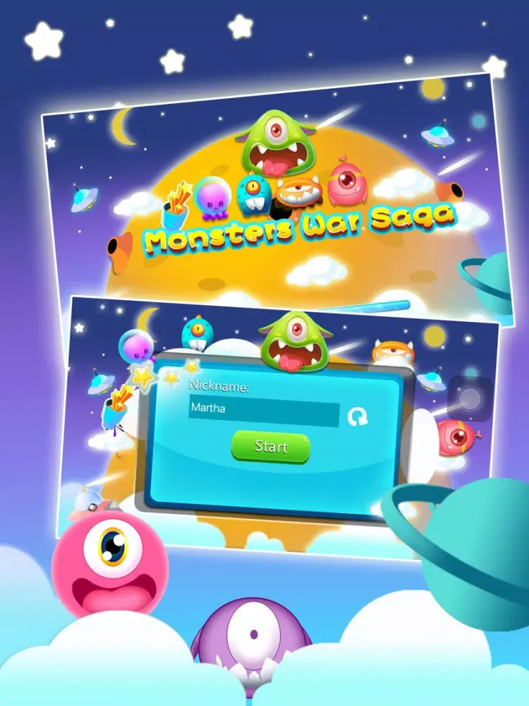 Monsters War Saga - Eat Them All iPad 应用截图