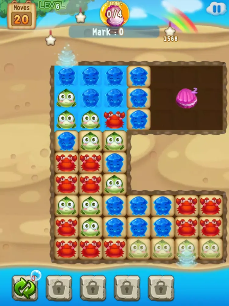 Seawater Dash Mania - crazy pearl digger iPad  স্ক্রিনশট
