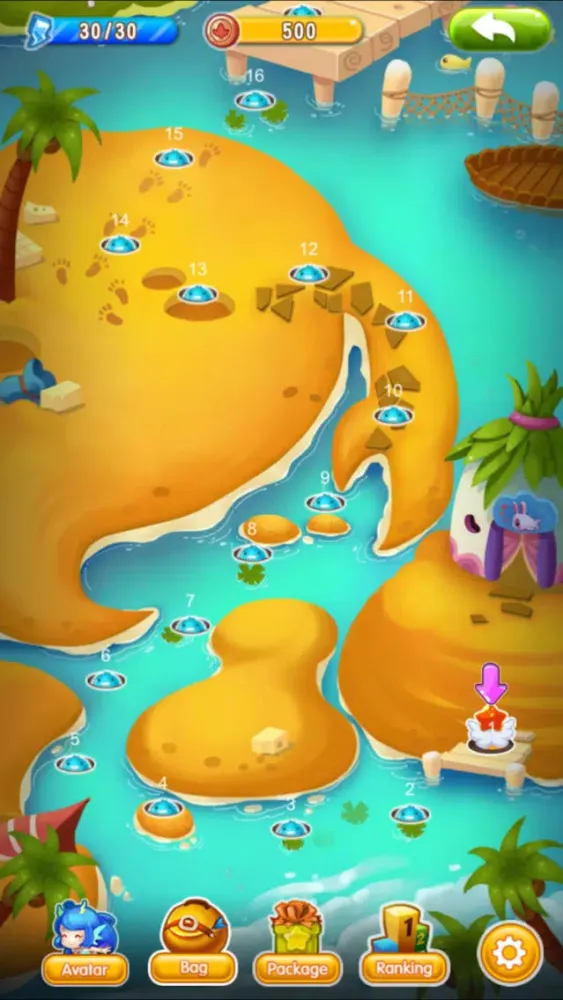 Seawater Dash Mania - crazy pearl digger স্ক্রিনশট