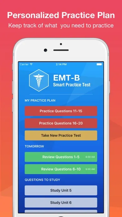 Tangkapan skrin EMT Basic Exam Smart Prep