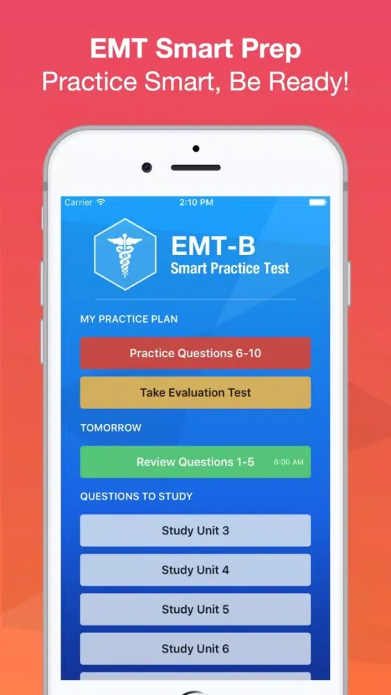 ภาพหน้าจอของ EMT Basic Exam Smart Prep +