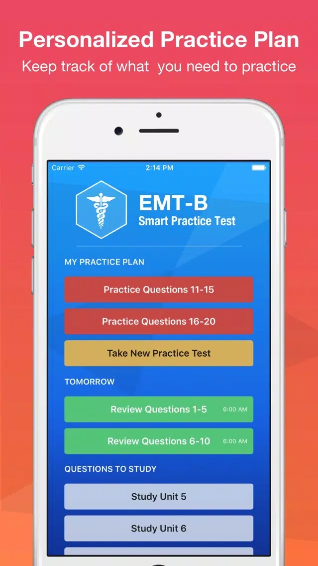 Tangkapan skrin EMT Basic Exam Smart Prep +