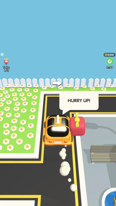 Скриншоты Cube World Taxi 3D
