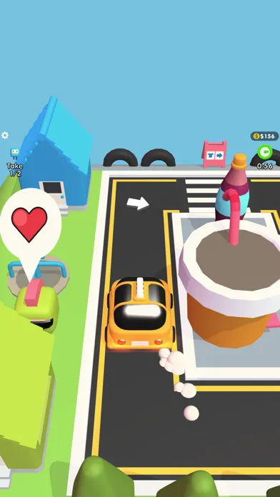 Скриншоты Cube World Taxi 3D