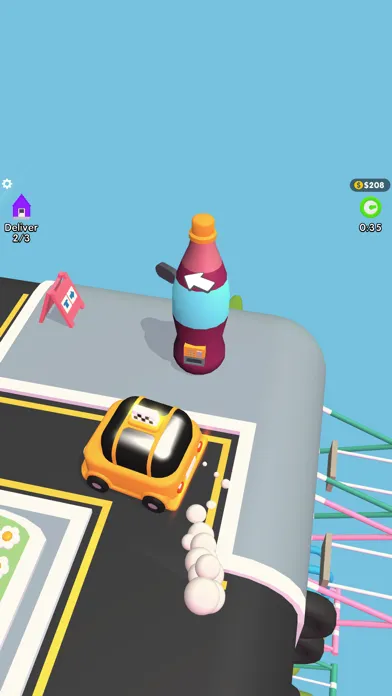 Скриншоты Cube World Taxi 3D