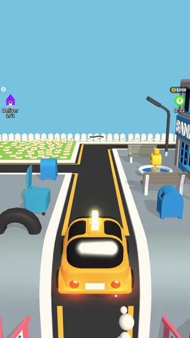 Скриншоты Cube World Taxi 3D