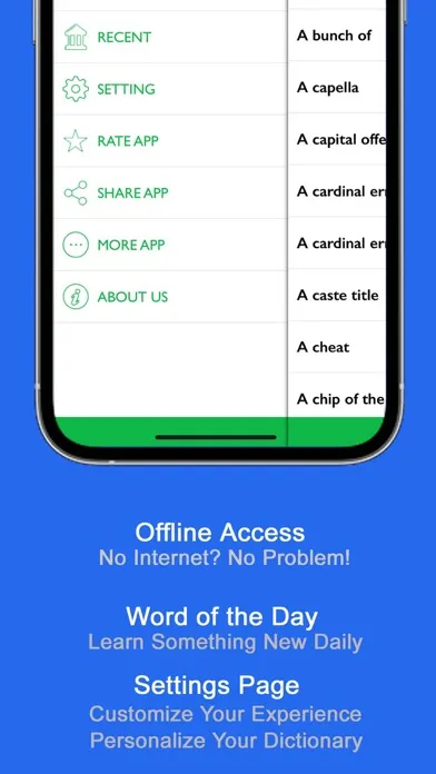 Malayalam Dictionary Screenshots