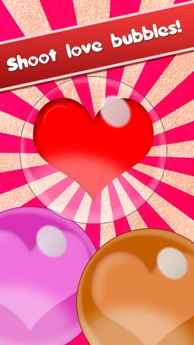 Bubble Shooter Love Valentine - A deluxe match 3 puzzle special for Valentine's day Ekran Görüntüleri