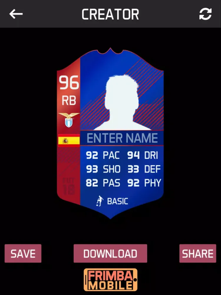 FUT 18 Card Creator iPad 应用截图
