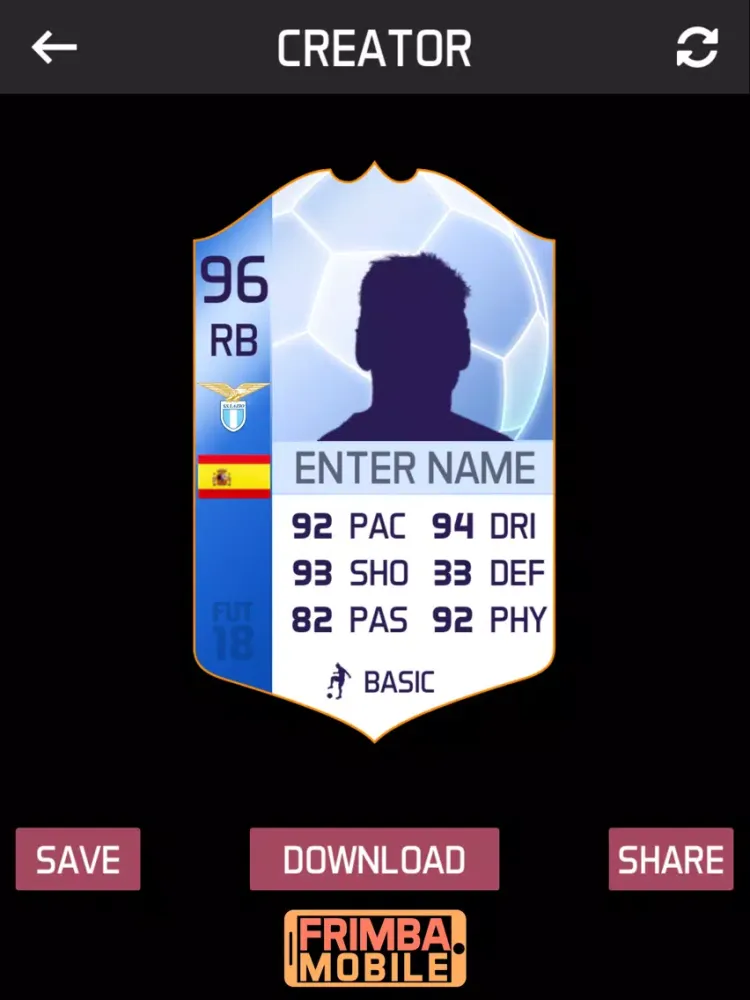 FUT 18 Card Creator iPad 应用截图