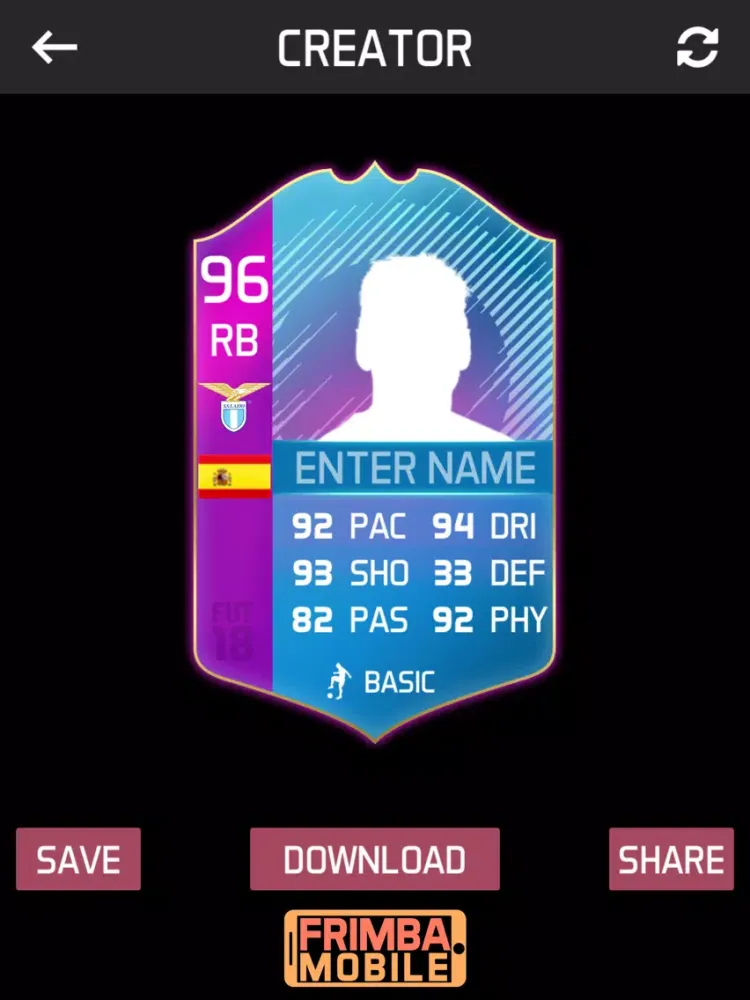 FUT 18 Card Creator iPad 应用截图