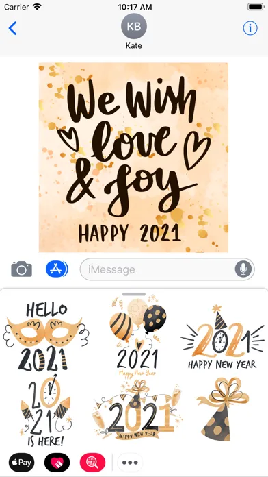 2021 Happy New Year - Stickers Screenshots