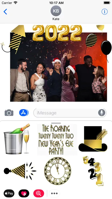 2022 Happy New Year - Stickers Screenshots