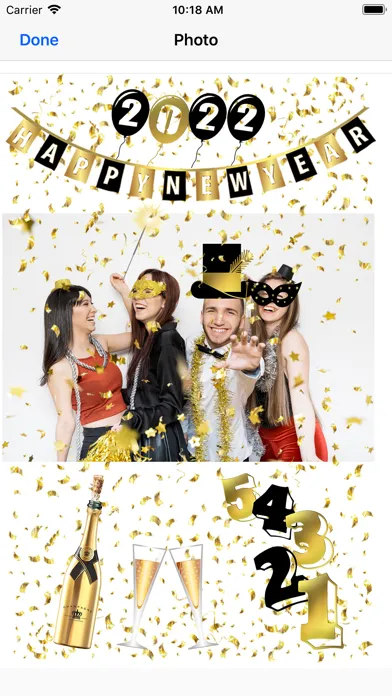 2022 Happy New Year - Stickers Screenshots