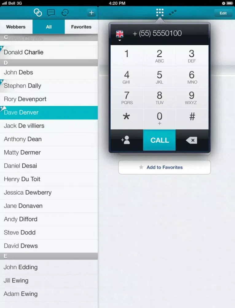 Capturas de pantalla de Webbing iPad 