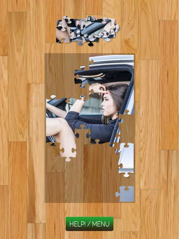Girls & Cars Jigsaw Puzzles iPad 应用截图