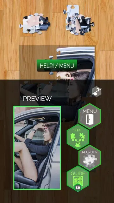 Girls & Cars Jigsaw Puzzles应用截图