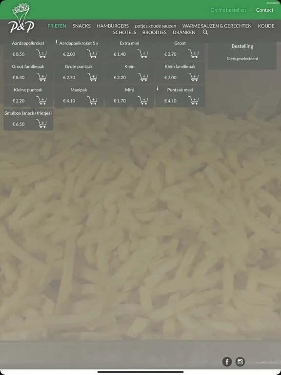 Frituur P&P iPad  Ekran Görüntüleri