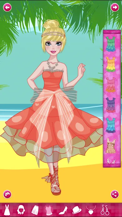Princess Elsa Beauty Salon — Dress up girls games 스크린샷